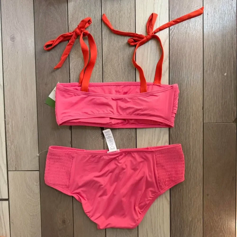 Kate spade colorblock bandeau bikini